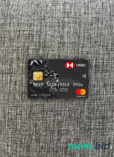 Israel HSBC bank wygląd zdjęcia mastercard skan PSD + zdjęcie